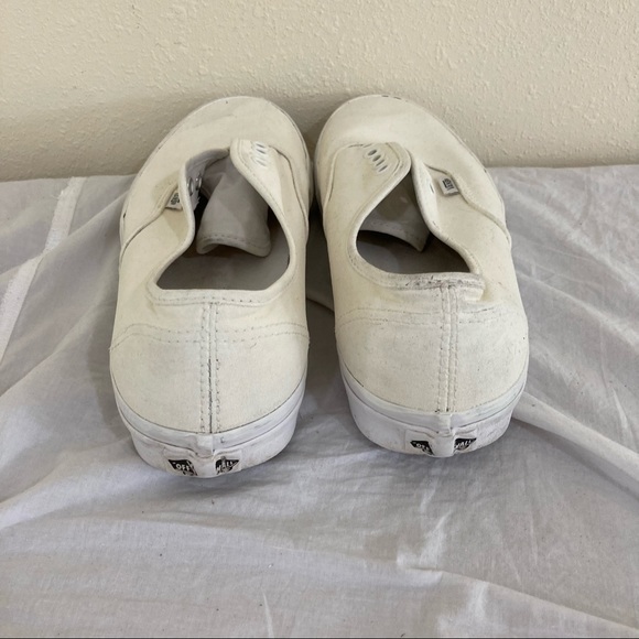 Vans White skateboard Boat casual Shoes Size 9 - Picture 10 of 16